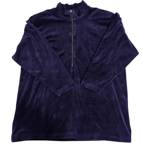 Nordstrom Tops - Classiques Sport Nordstrom valor top, pullover, 1/4 zip, purple, NWT, sz Lg
